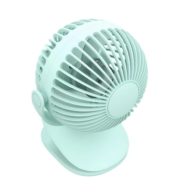 Mini Clip Fan 360 Degree Rotation Rechargeable Fan (WiWu FS03)- Light Praice in bangladash