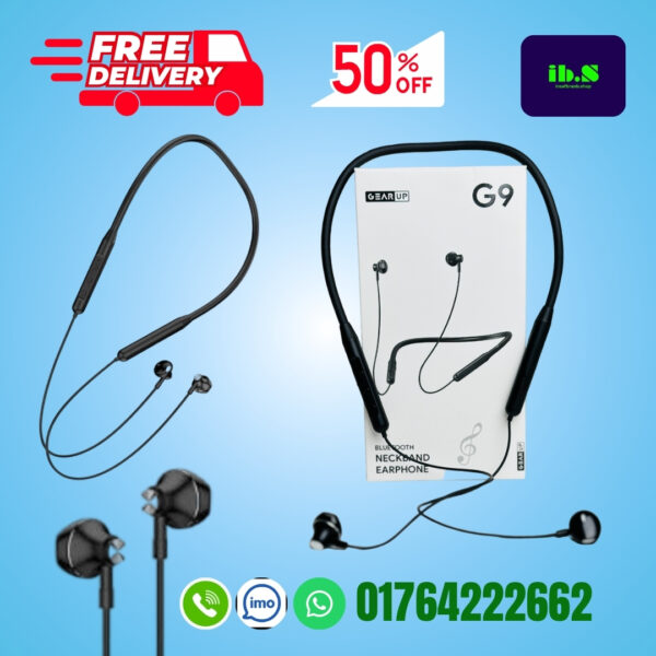 G8 Sports Neckband Bleutooth wireless headphone praice in bangladash